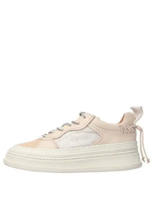 B10631 VARB 999 CIRCOLO WOOL LEATHER SNEAKERS 1016076 - BUTTERO - BALAAN 1