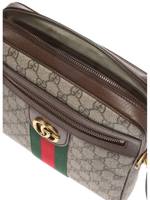 Men's Ophidia GG Small Messenger Bag Beige Ebony - GUCCI - BALAAN 5