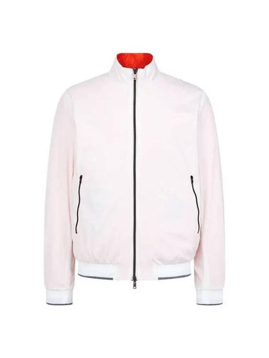 Men s Reversible Banding Hem Zip Up Jacket White 271323 - HERNO - BALAAN 1