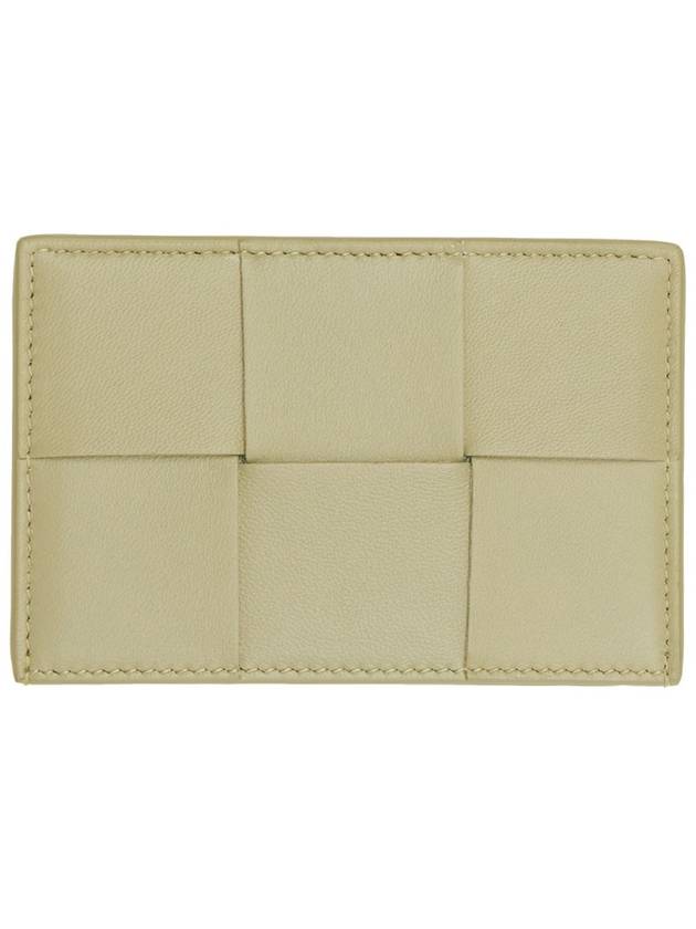 Intrecciato Leather Card Wallet Travertine - BOTTEGA VENETA - BALAAN 2