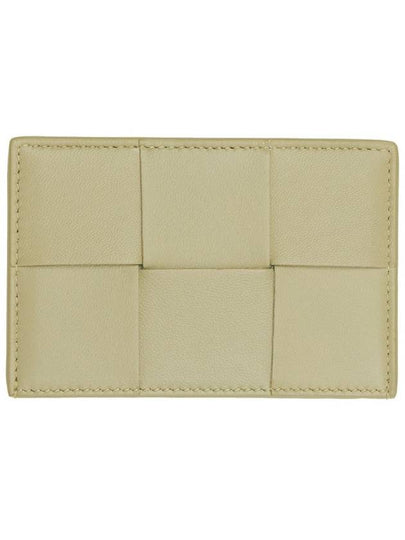 Intrecciato Leather Card Wallet Travertine - BOTTEGA VENETA - BALAAN 2