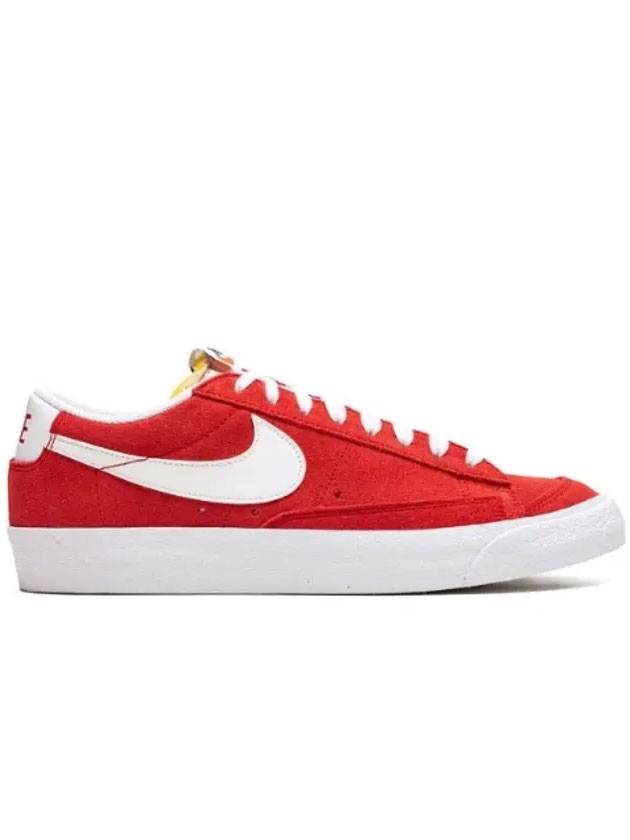 Blazer Low 77 Suede Low Top Sneakers Red - NIKE - BALAAN 1