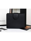 GG Interlocking Half Wallet Black - GUCCI - BALAAN 7