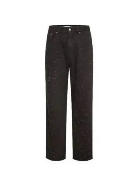 Distressed Effect Straight Jeans Black - MAISON MARGIELA - BALAAN 2