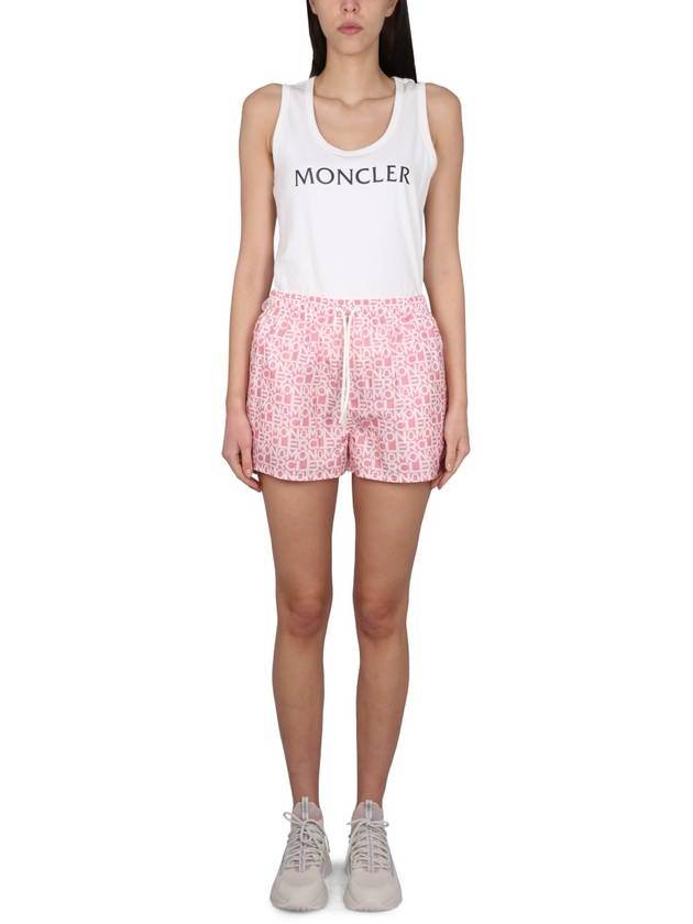 Logo Print Sleeveless White - MONCLER - BALAAN 3