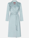 Cles Cashmere Silk Wool Single Coat Aquamarine - MAX MARA - BALAAN 3