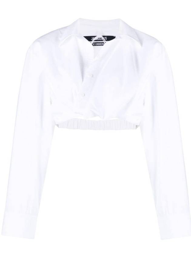 La Chemise Bahia Courte Shirt White - JACQUEMUS - BALAAN 2