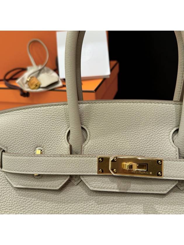 Birkin Bag Birkin Bag Togo Skin Beton Color 30 - HERMES - BALAAN 4