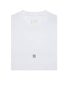 4G Logo Cotton Short Sleeve T-shirt White - GIVENCHY - BALAAN 3