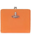 ORB Logo Half Wallet Orange - VIVIENNE WESTWOOD - BALAAN 2