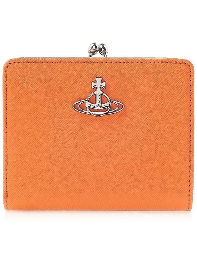 ORB Logo Half Wallet Orange - VIVIENNE WESTWOOD - BALAAN 2