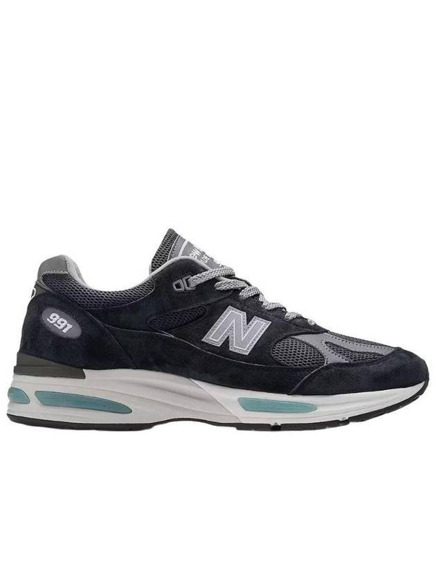 991v2 Low Top Sneakers Dark Navy - NEW BALANCE - BALAAN 1