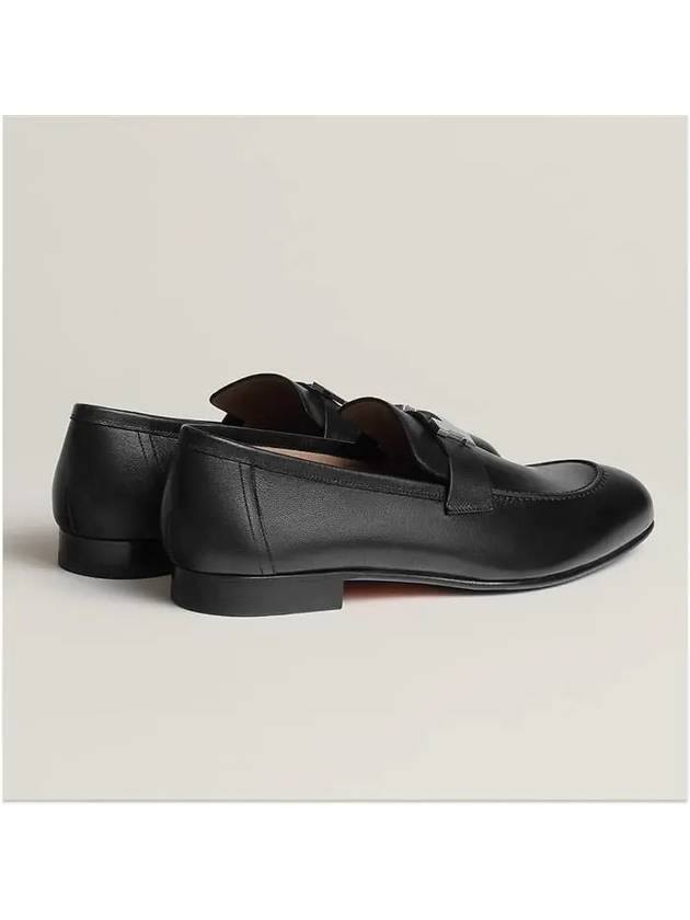 Paris Loafers Black - HERMES - BALAAN 5