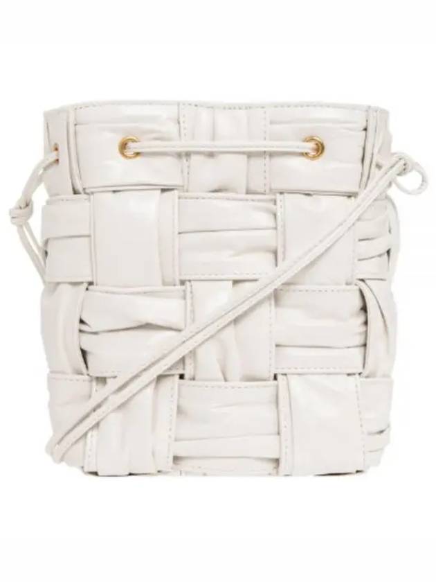 Cassette Mini Bucket Bag White - BOTTEGA VENETA - BALAAN 2