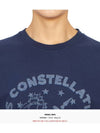 Constellation Print Short Sleeve T-Shirt Navy - WILD DONKEY - BALAAN 6