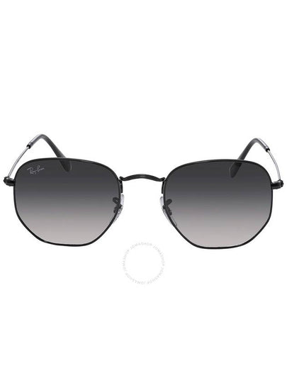 Ray Ban Hexagonal Grey Gradient Unisex Sunglasses RB3548 002/71 51 - RAY-BAN - BALAAN 2