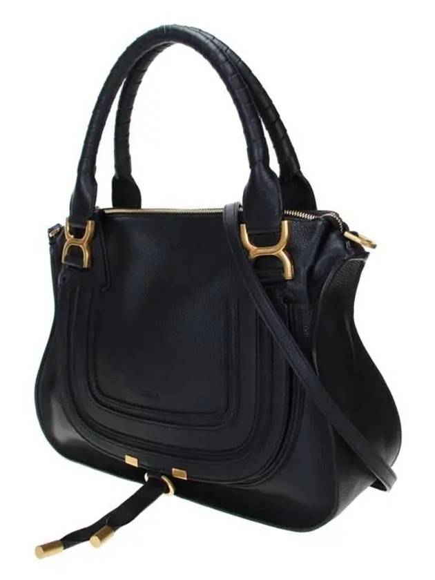 Marcie Medium Tote Bag Black - CHLOE - BALAAN 3