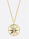 rose de vain medallion necklace gold - DIOR - BALAAN 2