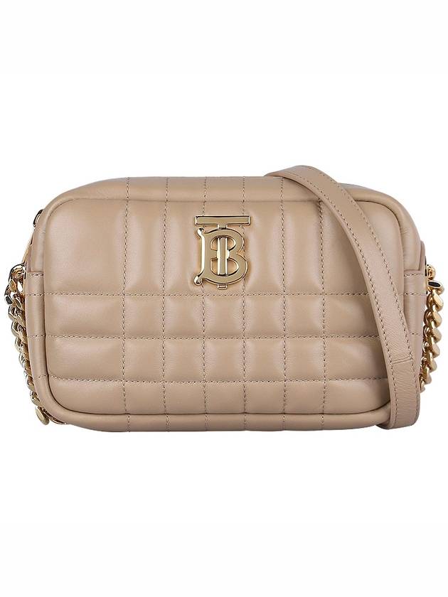 Women's Lola Quilted Mini Camera Cross Bag Haute Beige - BURBERRY - BALAAN 2