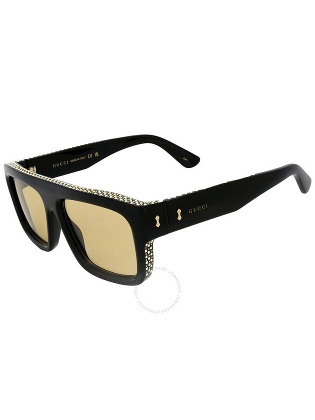 logo print crystal embellished sunglasses GG1461S - GUCCI - BALAAN 4