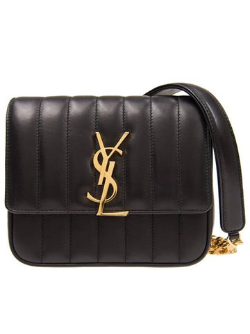 Vicky small shoulder bag black 538439 - SAINT LAURENT - BALAAN 1