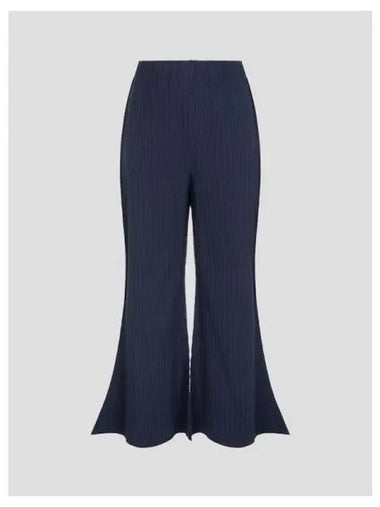 Fine knit pleated pants 2 navy domestic product GM0024092791852 - ISSEY MIYAKE - BALAAN 1