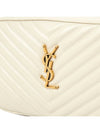 Lou Logo Quilting Cross Bag White - SAINT LAURENT - BALAAN 8