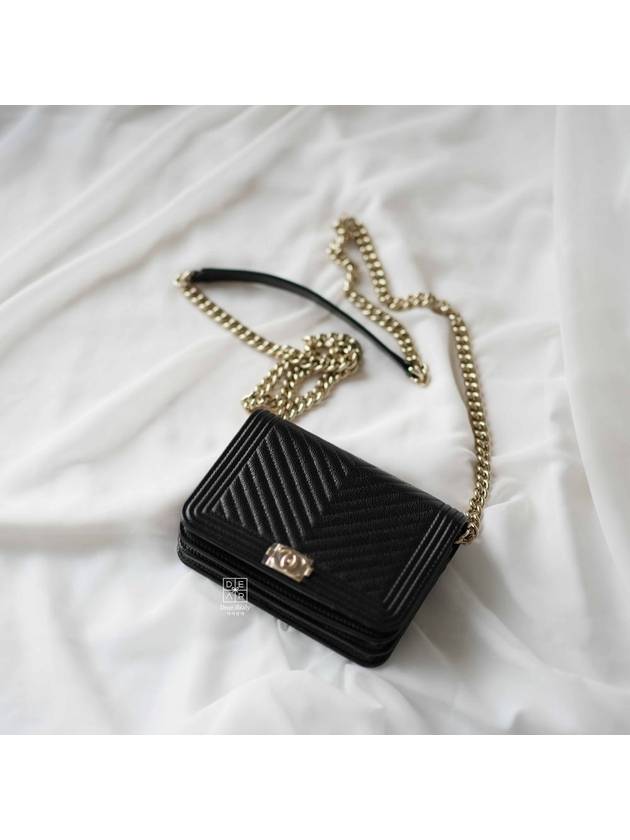 Boy Chevron Mini WOC Cross Bag AP2464 - CHANEL - BALAAN 9