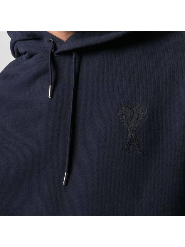 heart logo hood navy - AMI - BALAAN.