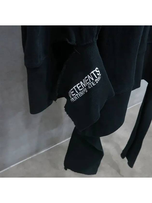 Smith Market Used Luxury Navy Tee Women s Clothing - VETEMENTS - BALAAN 4