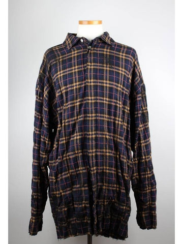 Palm Angels Flannel Shirt - PALM ANGELS - BALAAN 1