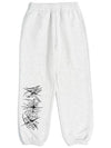 3 STARS JOGGER PANTS LIGHT MELANGE - NET SOCIAL CLUB - BALAAN 4