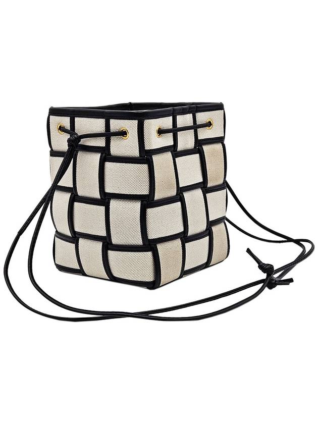 Bottega Veneta 714608 Canvas Cassette Small Bucket Bag - BOTTEGA VENETA - BALAAN 3