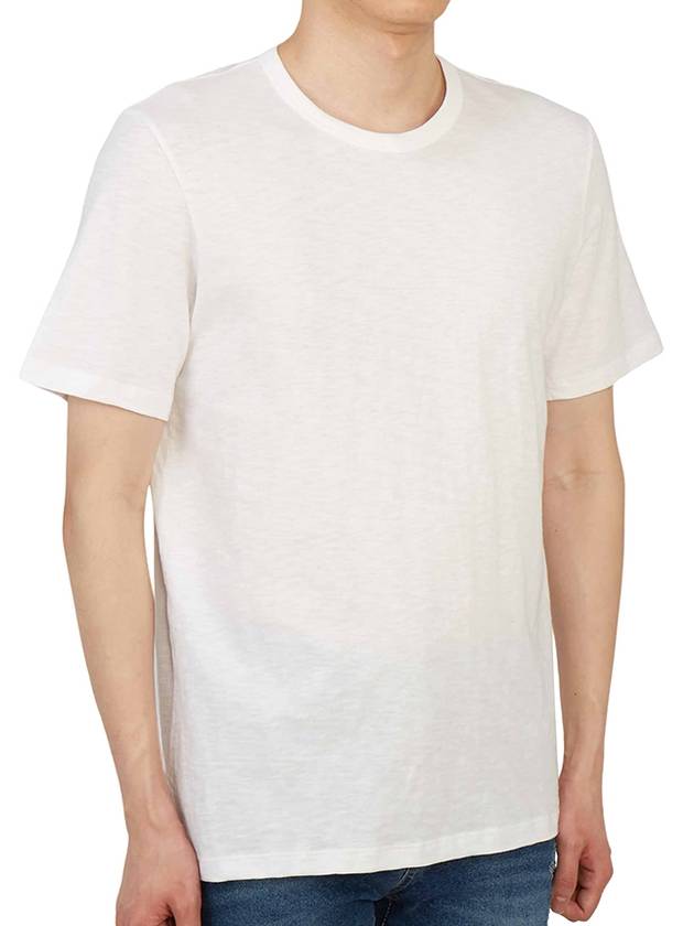 Men's Essential Cosmos Short Sleeve T-Shirt White - THEORY - BALAAN 4