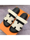 Men s Chypre Sandals Apsong Ivory - HERMES - BALAAN 3