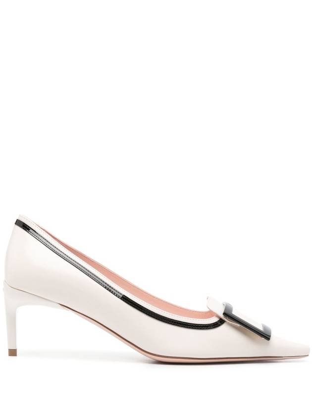 Viv' Canard Leather Pumps White - ROGER VIVIER - BALAAN 2