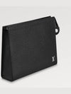 Pochette Voyage Taiga Leather Pouch Bag Black - LOUIS VUITTON - BALAAN 2