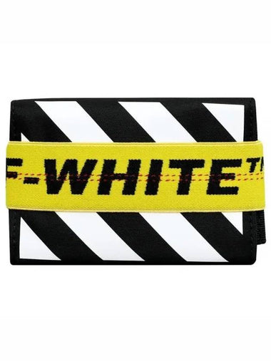 Diag Strap Half Wallet OMNC041S22FAB001 271436 1147112 - OFF WHITE - BALAAN 1