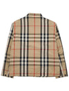 Check Nylon Jacket Beige - BURBERRY - BALAAN 3