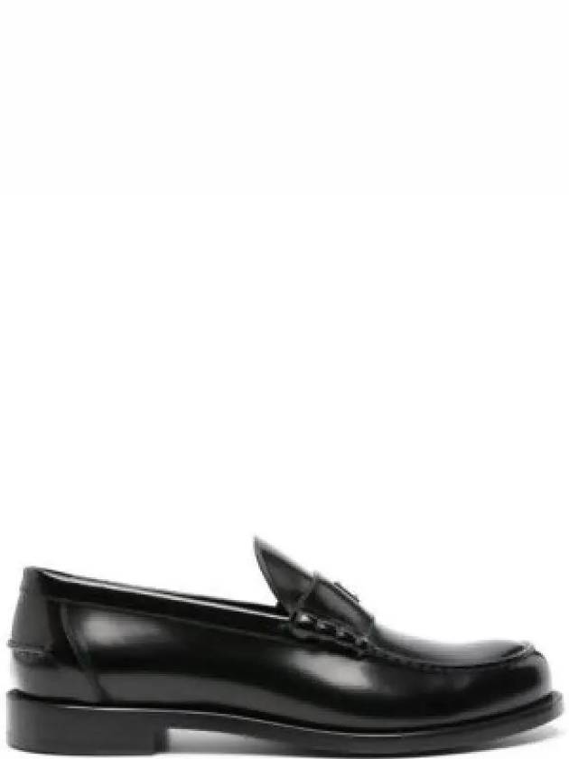 Mr G Mocassin Leather Loafers Black - GIVENCHY - BALAAN 2