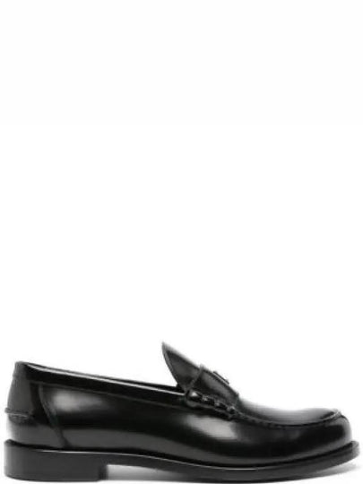 Mr G Mocassin Leather Loafers Black - GIVENCHY - BALAAN 2