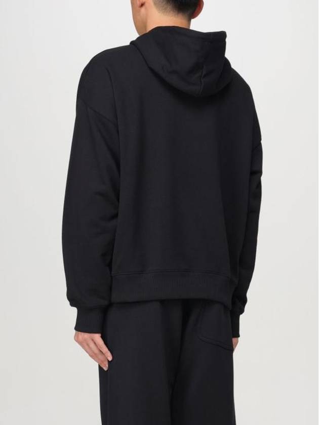 Brushstroke Logo Hoodie Black - MSGM - BALAAN 4