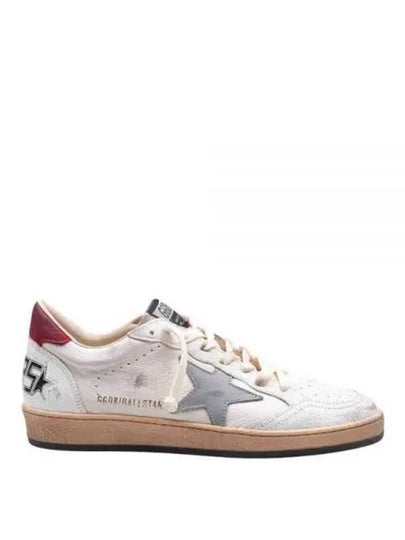 Ballstar Low Top Sneakers White Red - GOLDEN GOOSE - BALAAN 2