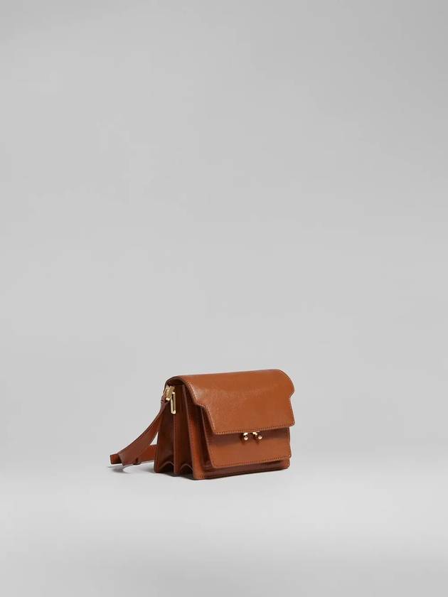 Trunk Soft Mini Shoulder Bag Brown - MARNI - BALAAN 6