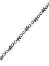 Barbed Wire Chain Bracelet Antique Silver - ULKIN - BALAAN 5