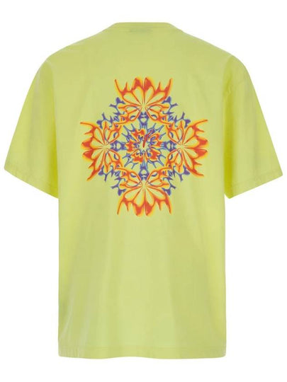 Yellow T-Shirt With Maxi Print In Cotton Man - BLUEMARBLE - BALAAN 2