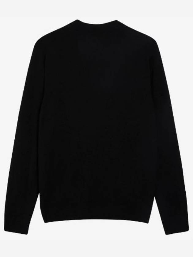 Tricolor Fox Patch Classic Cardigan Black - MAISON KITSUNE - BALAAN 3