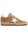 Ball Star Suede Low Top Sneakers Brown - GOLDEN GOOSE - BALAAN 2