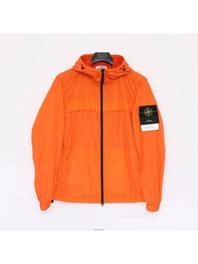 Crinkle Reps Hooded Jacket Orange - STONE ISLAND - BALAAN 6