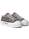 Vintage Check Cotton Sneakers Archive Beige - BURBERRY - BALAAN 2